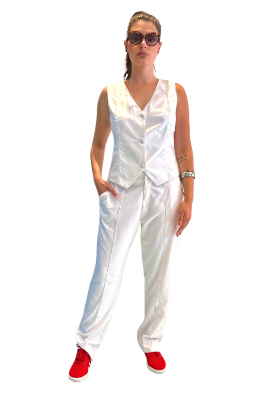 Conjunto Branco Alfaiataria – PEREGRINO